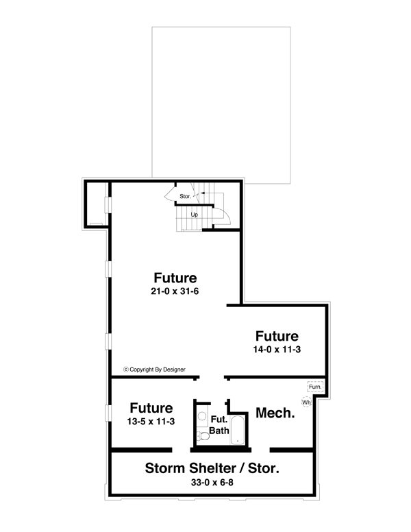Lower Level image of INGLEWOOD House Plan